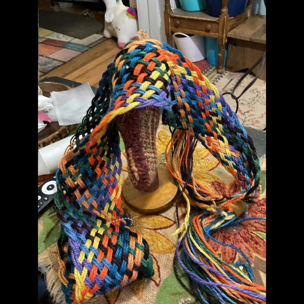 Handmade Bohemian Colorful Braided Decorative Belt - Picture 4 of 4